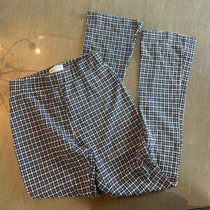 Urban Outfitters plaid flares